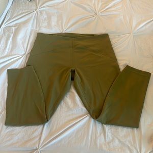Lululemon 25 Inch Instill High Rise Tight - green
